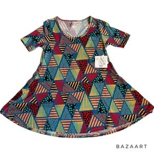 XXS LuLaRoe Perfect T | Abstract | NWT